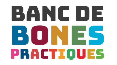 Imatge gràfica de la campanya "Banc de bones pràctiques que contribueixen als ODS"