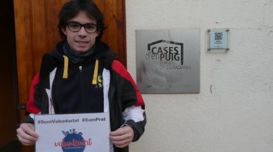Carlos Sáez, voluntari en 1a persona del Prat