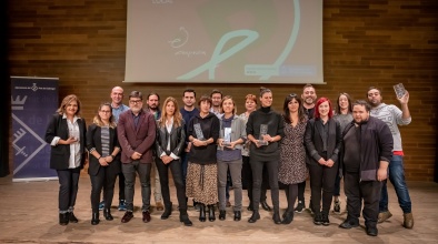 Persones guanyadores i amb mencions especials als premis El Prat Emprèn 2019