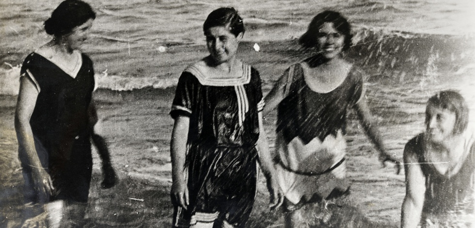Imatge de l'exposició "Quan l'estiu era en blanc i negre" 