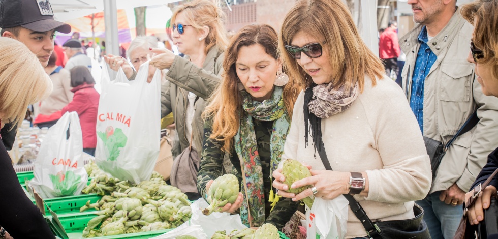 La Carxofa Prat al Mercat de pagès