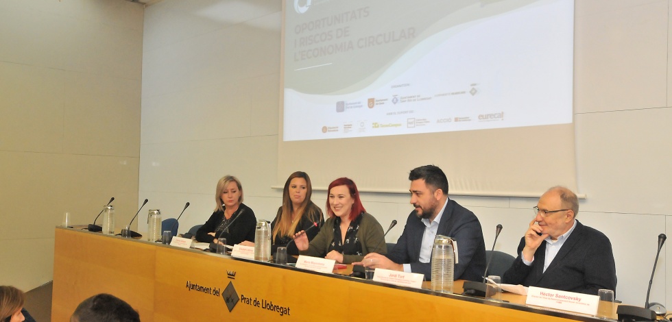 Inauguració de la jornada “Oportunitats i riscos de l’economia circular" del projecte Ecoindústria 