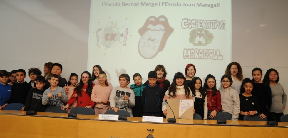 Presentació de les cooperatives escolars Joan Maragall i Bernat Metge (curs 2018-2019)