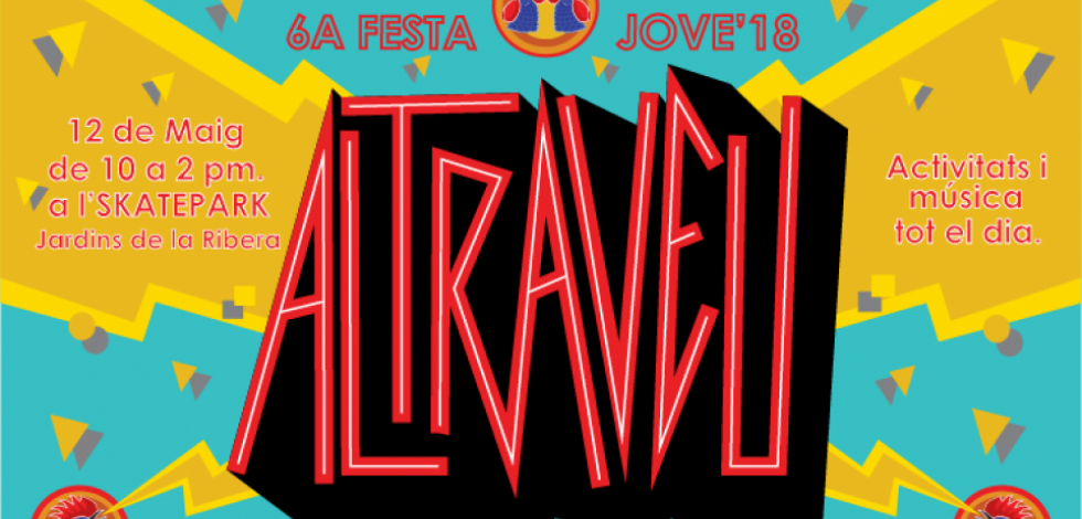Cartell del Festival musical i artístic Altraveu organitzat pels joves del Prat en col·laboració amb l'Ajuntament 