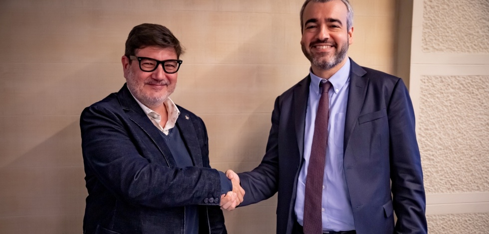 Reunió entre l'alcalde del Prat i el president d'AENA
