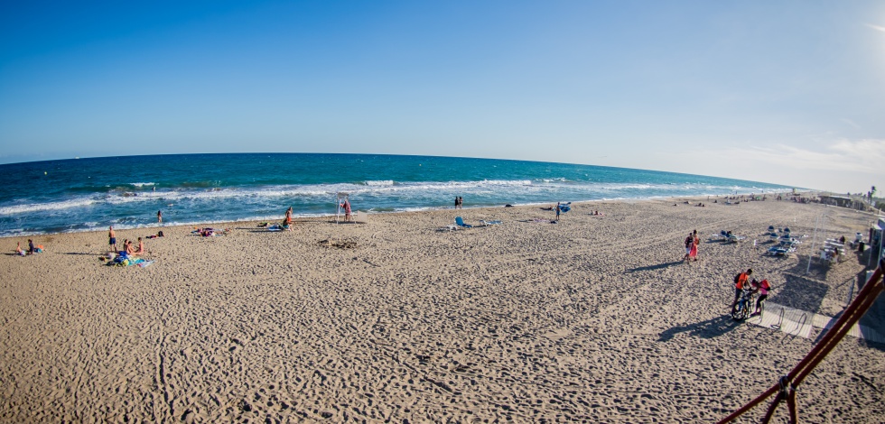 Ambient platja del Prat (estiu de 2017)