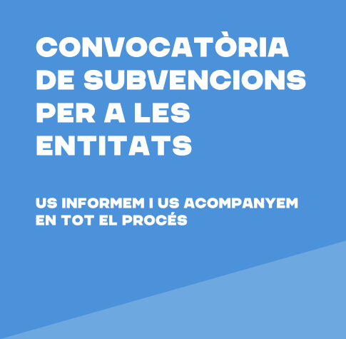 Subvencions entitats